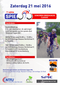 toertocht junioren  3-daagse 2016